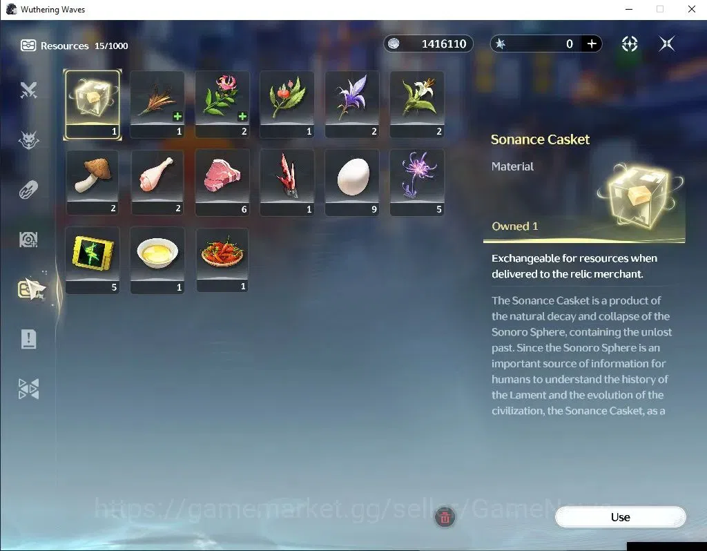 Wuthering Waves Accounts Starter Asia|UL 15|3 Limited+3 Standard|Augusta,Lucilla,Rebecca,Calcharo,Verina,Lingyang|MC 6