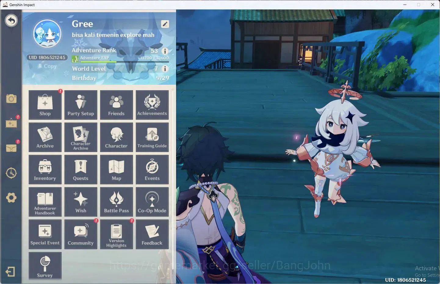 Genshin Impact Accounts ASIA | AR 53|4 Limit|Arlecchino,Xiao,Citlali,Xilon image 1