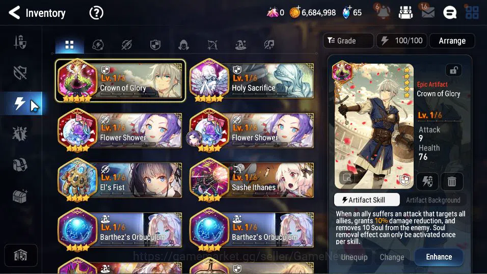 Epic Seven Accounts GLOBAL Unverif|New Era|3 ML(Salome,A Tywin,M Kawer image 10