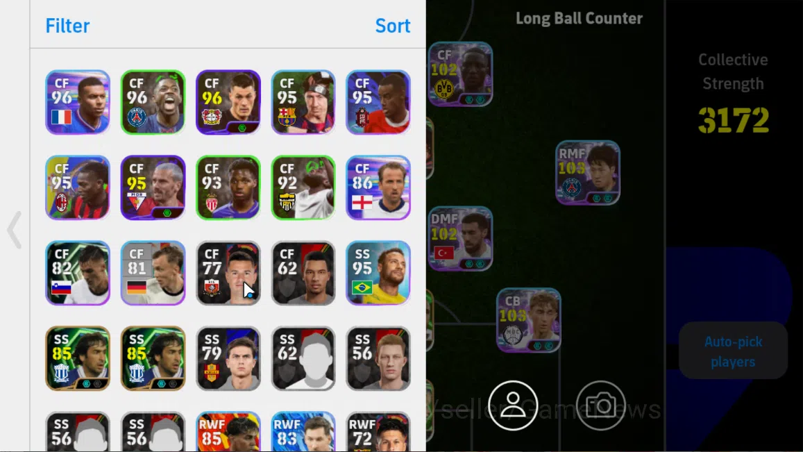 eFootball Accounts Mobile|Eden Hazard(PhenomenalPass),Andriy Shevchen image 2
