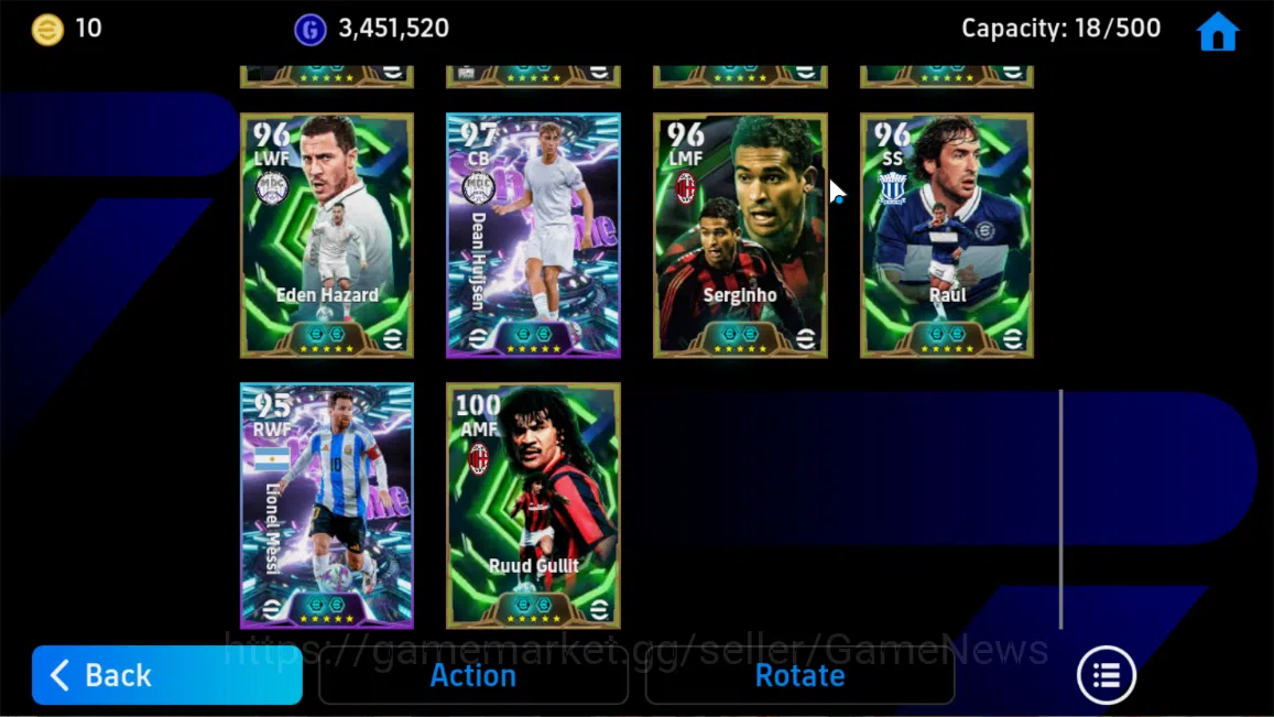 eFootball Accounts Mobile|Eden Hazard(PhenomenalPass),Andriy Shevchen image 7