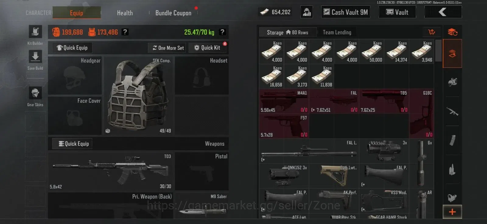 Arena Breakout Accounts High Value SV 14.2 M | CV 9 M | AK12, Forest MP5, Vector 9, Speed DQB M110 skins|LogInfinite(AB701Z) 3