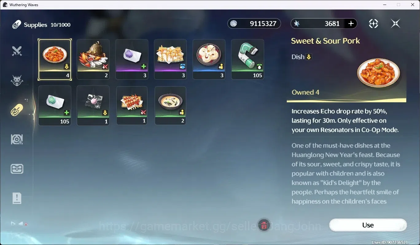 Wuthering Waves Accounts SEA|UL 60|Rank 6|4 Char Limited [(Camellya+Sign),A image 10