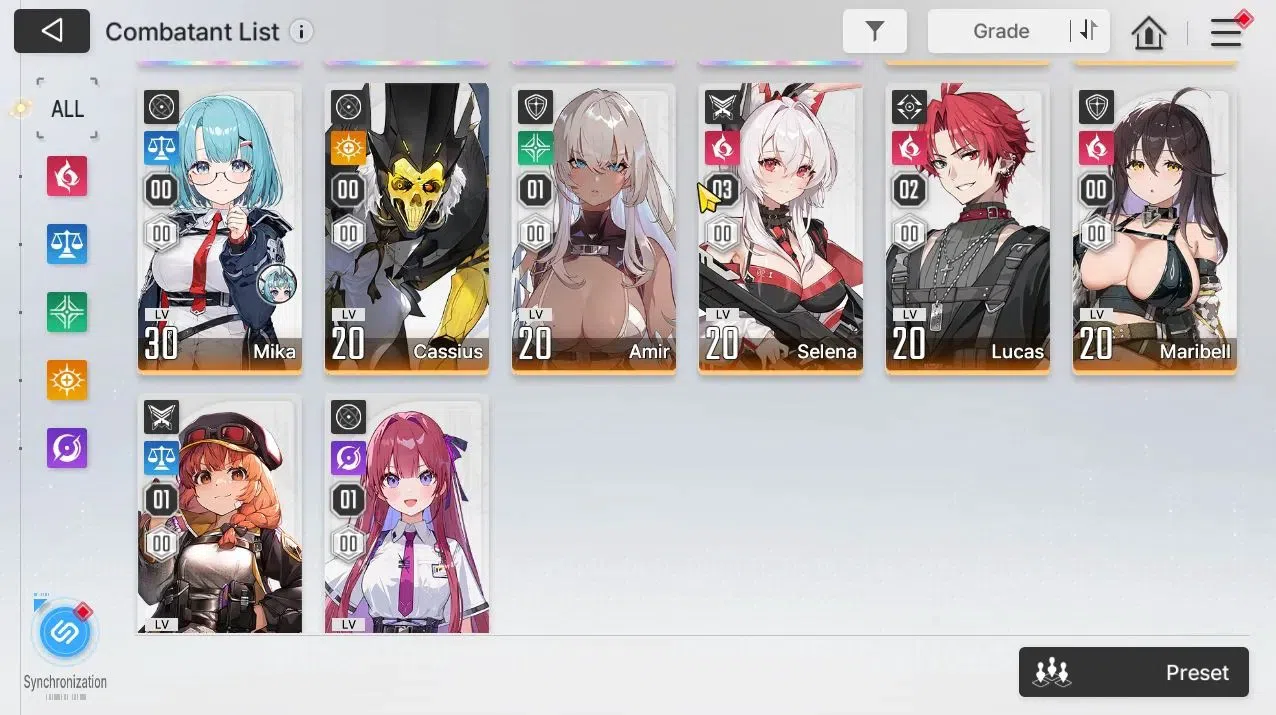 Chaos Zero Nightmare Accounts GLOBAL Lv 35|4 SSR[Heidemarie+Sign,Rita,Khalipe,Or image 4