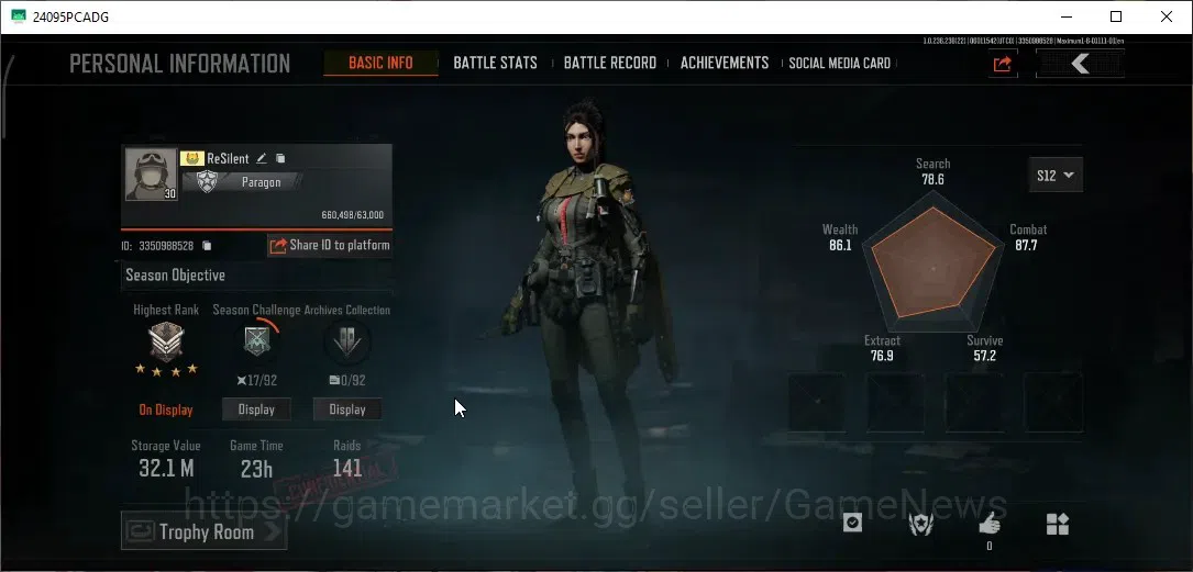 Arena Breakout Accounts MOBILE|Lv30|SV 32.1M|CV 31.3M|STELLA|ET AK-74N,QS  image 2