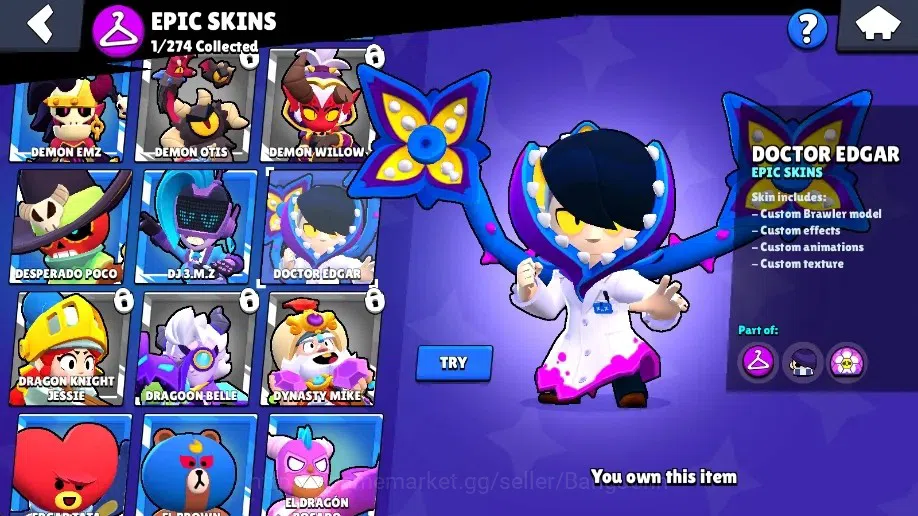 Brawl Stars Accounts Global | 1078 Thropy|16 Brawler|2 Max Lv Hyperchar image 10