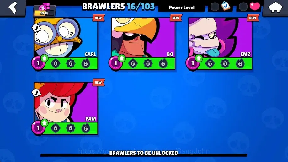 Brawl Stars Accounts Global | 1078 Thropy|16 Brawler|2 Max Lv Hyperchar image 7