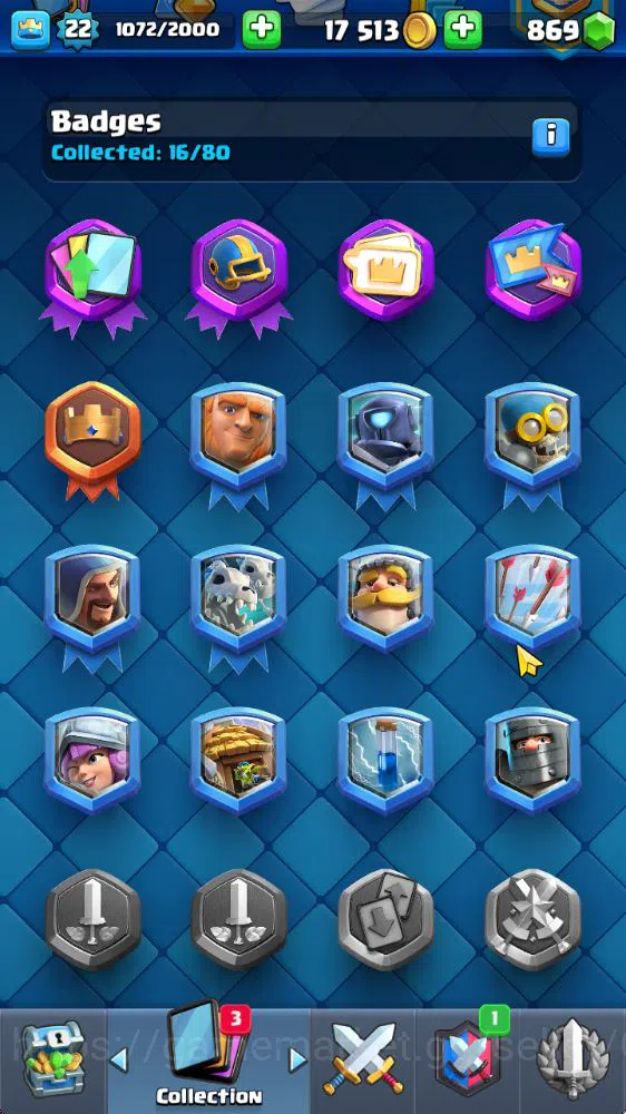 Clash Royale Accounts Starter Lvl 22|Trophy 3090|KTL 9|Fresh Starter|Limited Skin|Card 64| 3 Evo 17 Epic, 24 Rare, 24 9