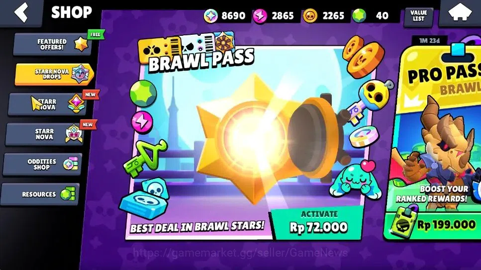 Brawl Stars Accounts 1006 Trophy|8,6K Bling|13 Brawlers 1 Max Lvl [Full image 7