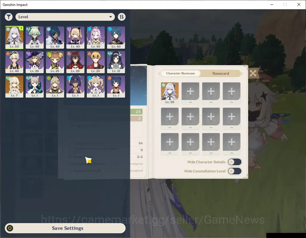 Genshin Impact Accounts ASIA | AR 25 | BD Unset | 1 Limited | Skirk | Low image 2