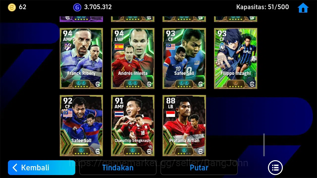 eFootball Accounts Android|PW 3211|Wayne Rooney Epic,Didier Drogba Ep image 1