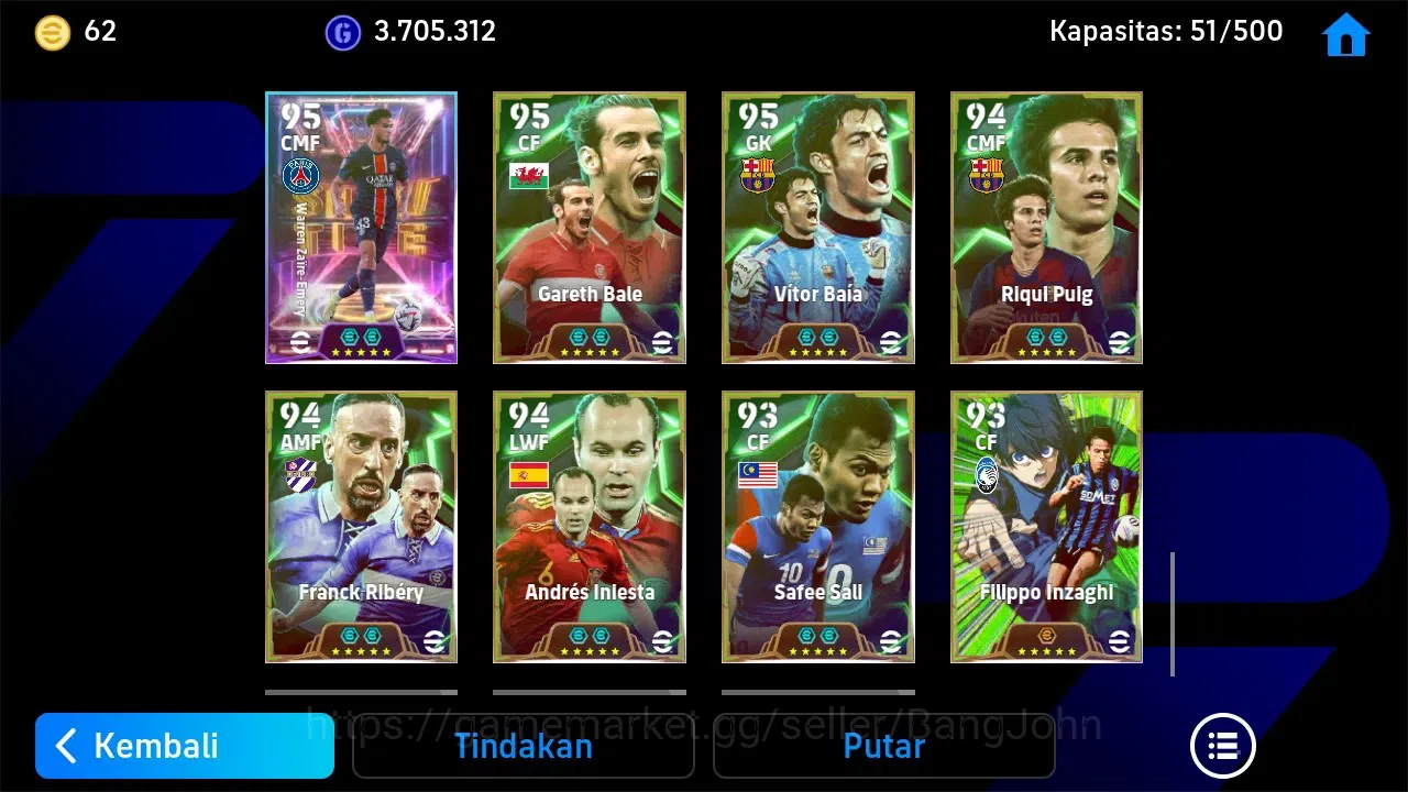 eFootball Accounts Android|PW 3211|Wayne Rooney Epic,Didier Drogba Ep image 2