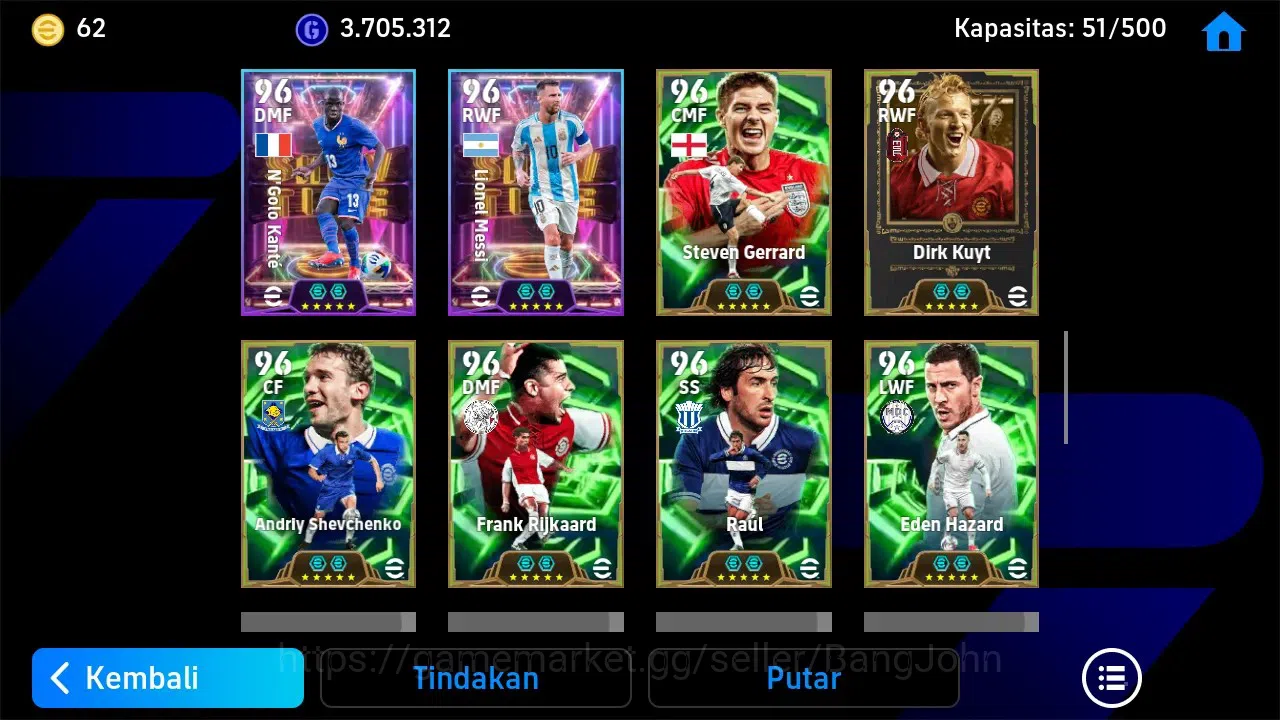 eFootball Accounts Android|PW 3211|Wayne Rooney Epic,Didier Drogba Ep image 4