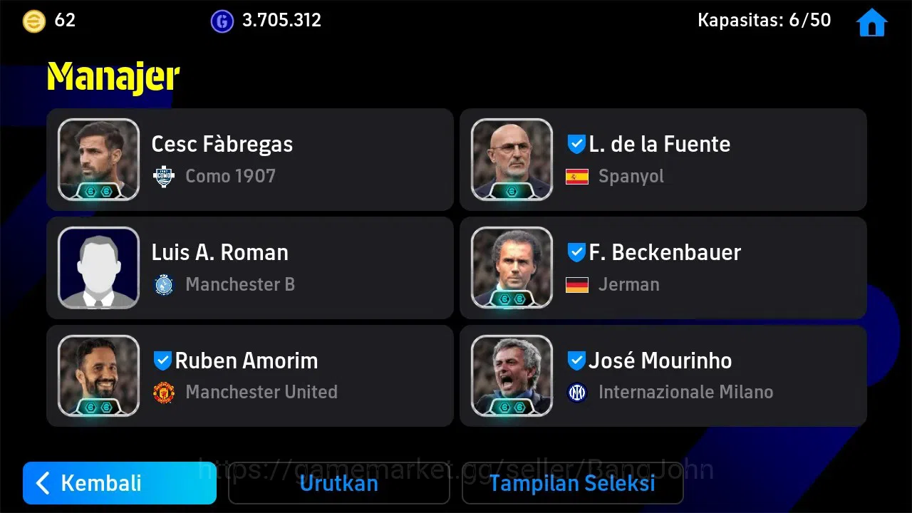 eFootball Accounts Android|PW 3211|Wayne Rooney Epic,Didier Drogba Ep image 8