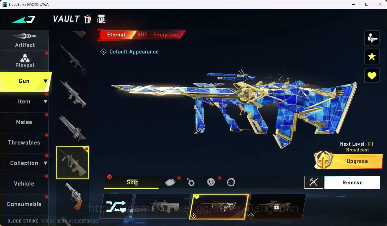Blood Strike Accounts ASIA | 1 Eternal Gun: AUG-Empyrean |1 Legendary Gu image 3