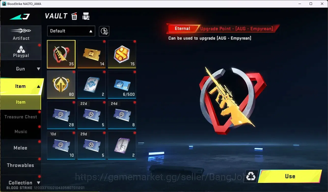 Blood Strike Accounts ASIA | 1 Eternal Gun: AUG-Empyrean |1 Legendary Gu image 4