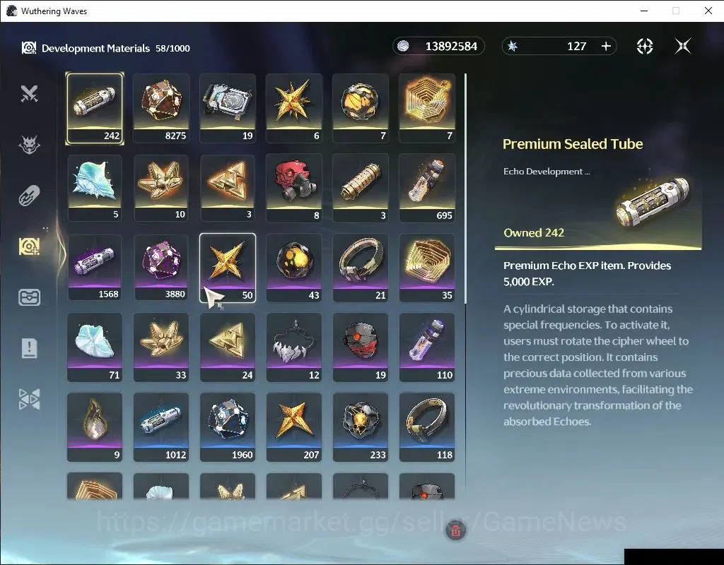 Wuthering Waves Accounts NA | UL 47 | 123 Lustrous | 1 Limited | Hiyuki R4  image 7