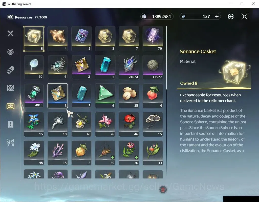 Wuthering Waves Accounts NA | UL 47 | 123 Lustrous | 1 Limited | Hiyuki R4  image 8