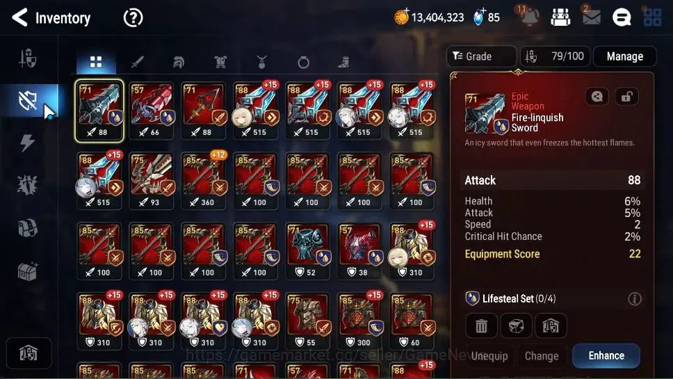 Epic Seven Accounts GLOBAL Unverif|New Era|5 ML(Salome,A Tywin,A Laika image 10