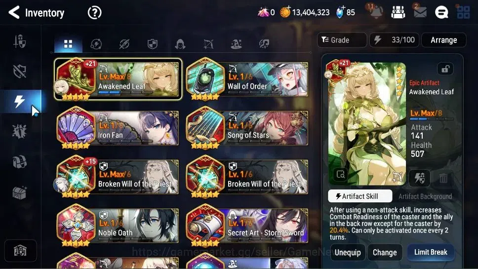 Epic Seven Accounts GLOBAL Unverif|New Era|5 ML(Salome,A Tywin,A Laika image 11