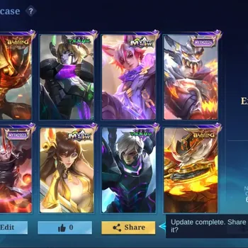 Mobile Legends: Bang Bang Accounts Collector Hero 133|Skins 211|Ex Glory 56|Emblem Max|CC
