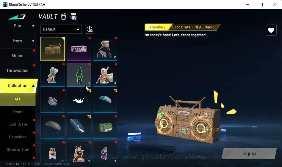 Blood Strike Accounts Asia|3 Legendary GNS[M4A1-Venom,FAL-Sunrise,Uzi-Gl image 8