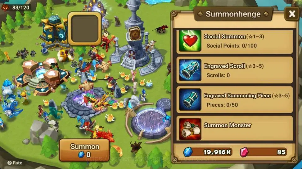 Summoners War: Sky Arena Accounts Starter GLOBAL | NB 5 TESHAR,Starter Gacha 115 12Y+160 11Y Scrool, 3 Legendary All 6