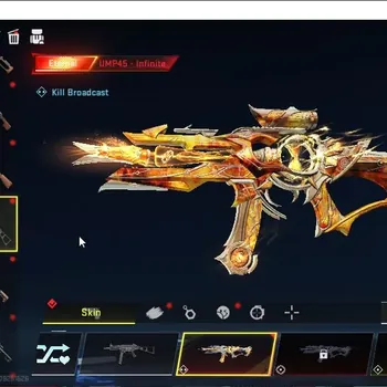 Blood Strike Accounts High-End NA |ETERNAL UMP45 Infinite Lv2|LMT MCX Ascendant|Ultra Vector Flame Fox|5 Legendary HK416