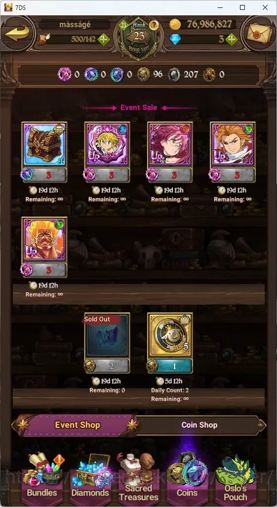 The Seven Deadly Sins: Grand Cross Accounts Global|1,8M CC|110 LS|2 LR+8 UR|Brunhild,Elizabeth image 11
