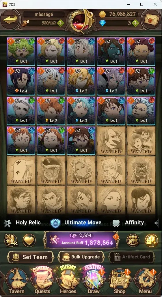 The Seven Deadly Sins: Grand Cross Accounts Global|1,8M CC|110 LS|2 LR+8 UR|Brunhild,Elizabeth image 6