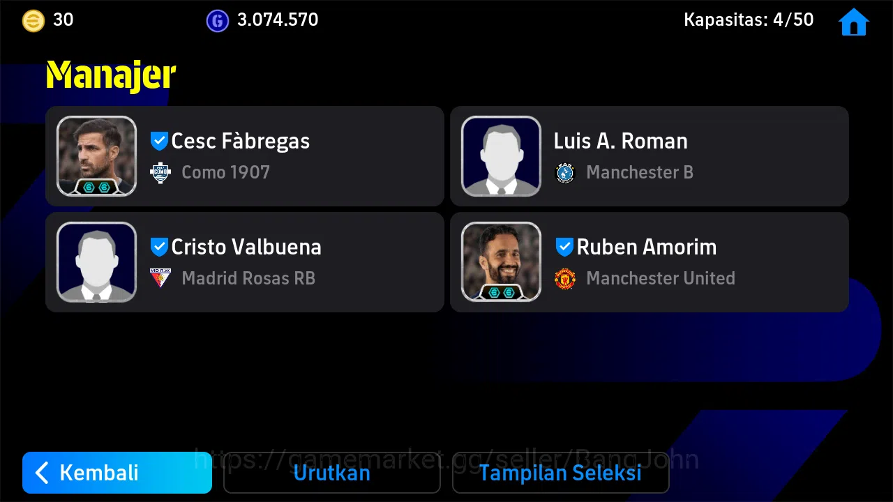 eFootball Accounts Others Power 3184 | Kahn Epic DB | McTominay Big Time | Raul Epic DB | Donadoni Epic DB | Dragan Epic DB 5
