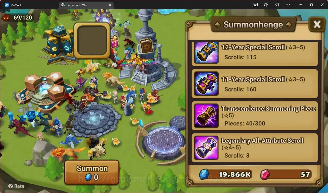 Summoners War: Sky Arena Accounts GLOBAL | NB 5 TESHAR,Starter Gacha 115 12Y+160 11Y image 3
