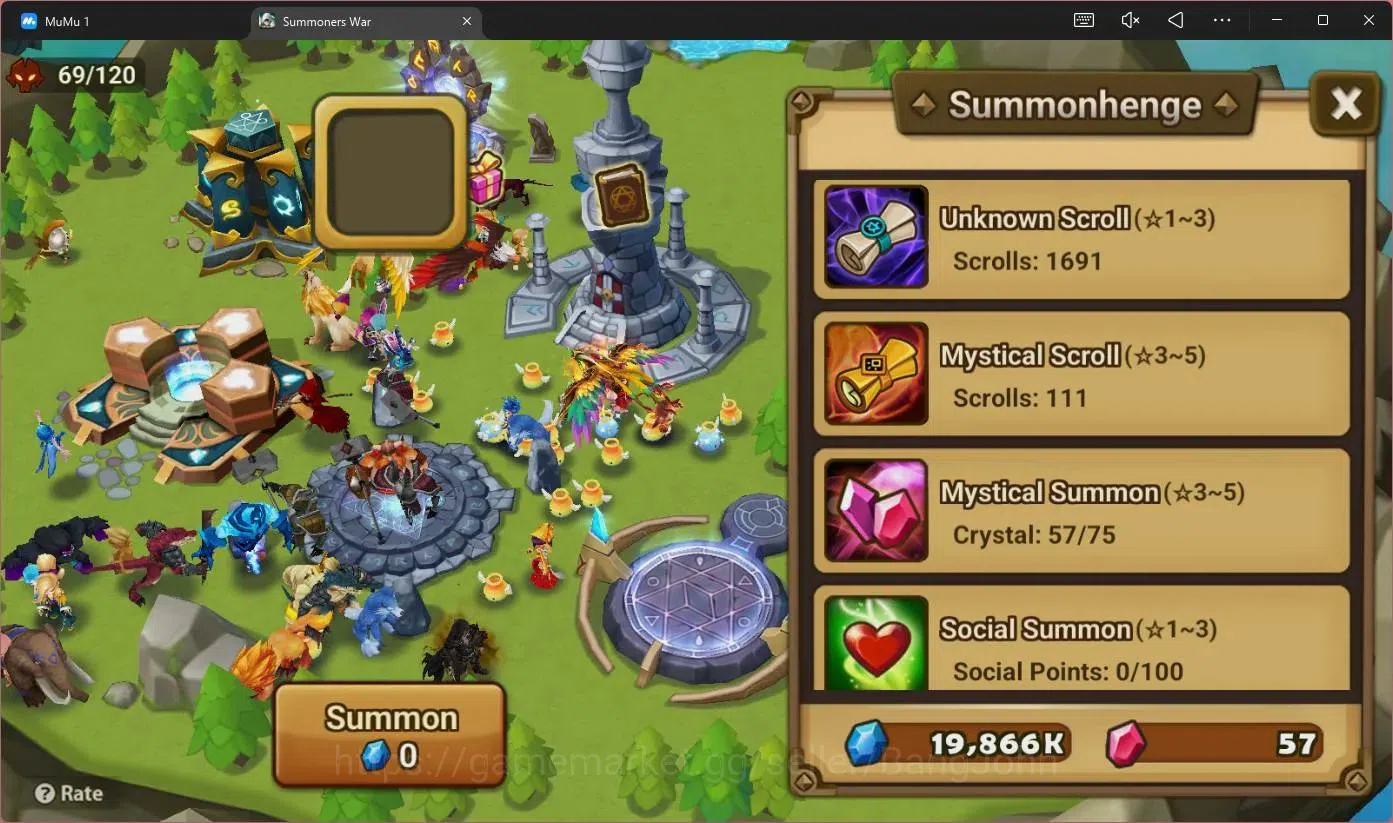Summoners War: Sky Arena Accounts GLOBAL | NB 5 TESHAR,Starter Gacha 115 12Y+160 11Y image 5