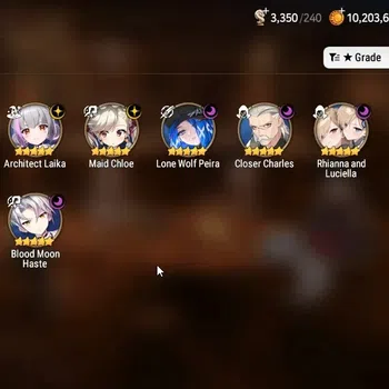 Epic Seven Accounts High-End GLOBAL UnVerif|NewEra|9 ML( RnL,Harsetti,M Chloe,TM Luluca,LW Peira Etc) Aube,Setsuka,Elena