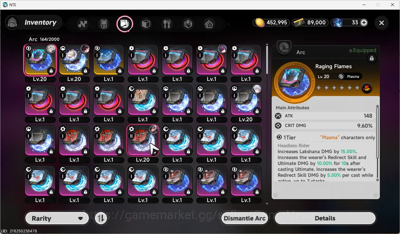 Neverness to Everness Accounts GLOBAL SEA|HL 8|5 SSR 2 Limit[Shinku,Hotori,Sakiri,Hathor,Jiuyuan A1,]2 Gilder Limit|6 SR|3S 10