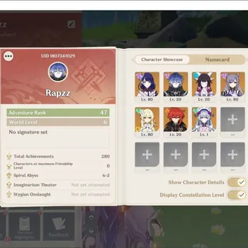 Genshin Impact Accounts Starter ASIA|AR 47|Starter 3 Limited Char (Flins,Columbina,Raiden) Keqing C1, Diluc, and etc|Low