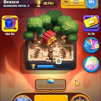 Clash Royale Accounts High-End Trophy 10741 |CL 1471 |KTL 14 |Card 121 |7 Champ |13 Evo |5 Hero |Arena 26 |249 Gems |Proteck