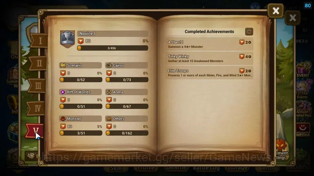Summoners War: Sky Arena Accounts ASIA|Lv 26|Ready Gacha|105 12-YSC + 160 11-YSC + 3 image 7