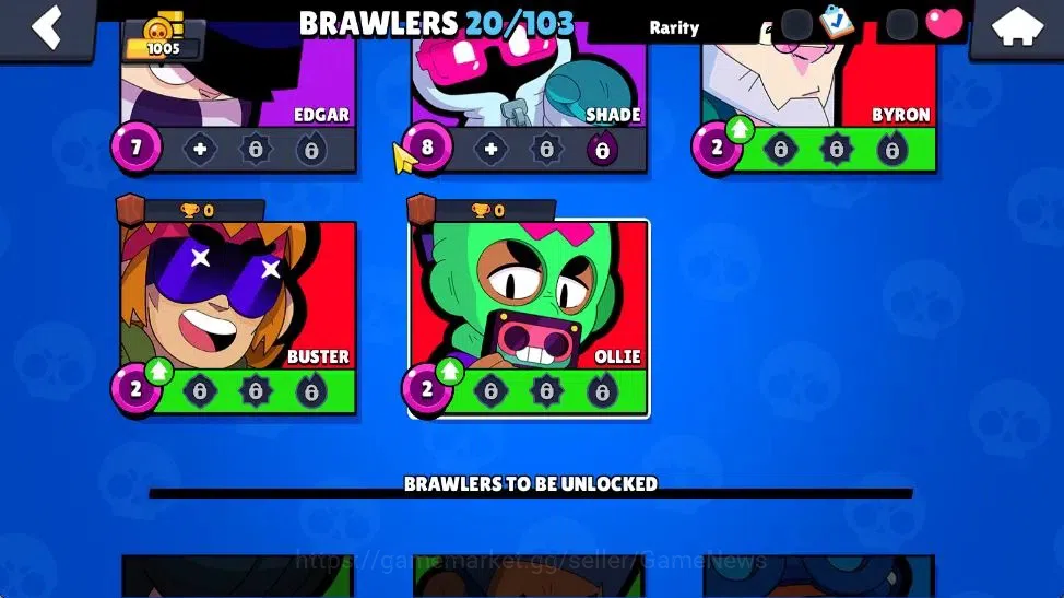 Brawl Stars Accounts 1005 Trophy | 20 Brawler 3 Max Lvl [Shelly,Penny,B image 11