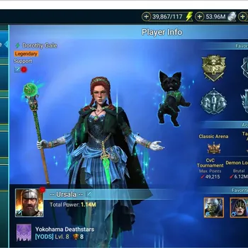 Raid: Shadow Legends Accounts Mid-Game Lv.47 Power 1.14M|20 Legend(Ezio Auditore,Alice the