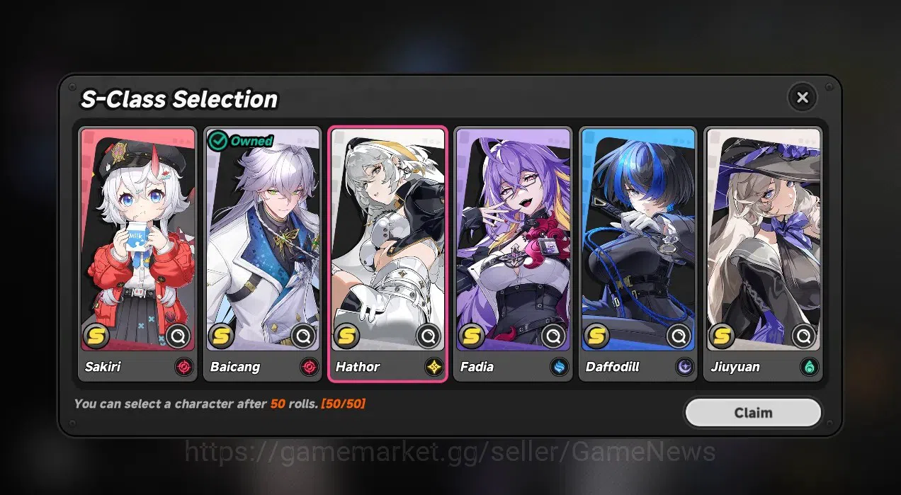 Neverness to Everness Accounts Global SEA|HL 5|3 S-Class 2 Limited (Shinku,Nanally),Baicang|2 Selector Box|Underboss 11