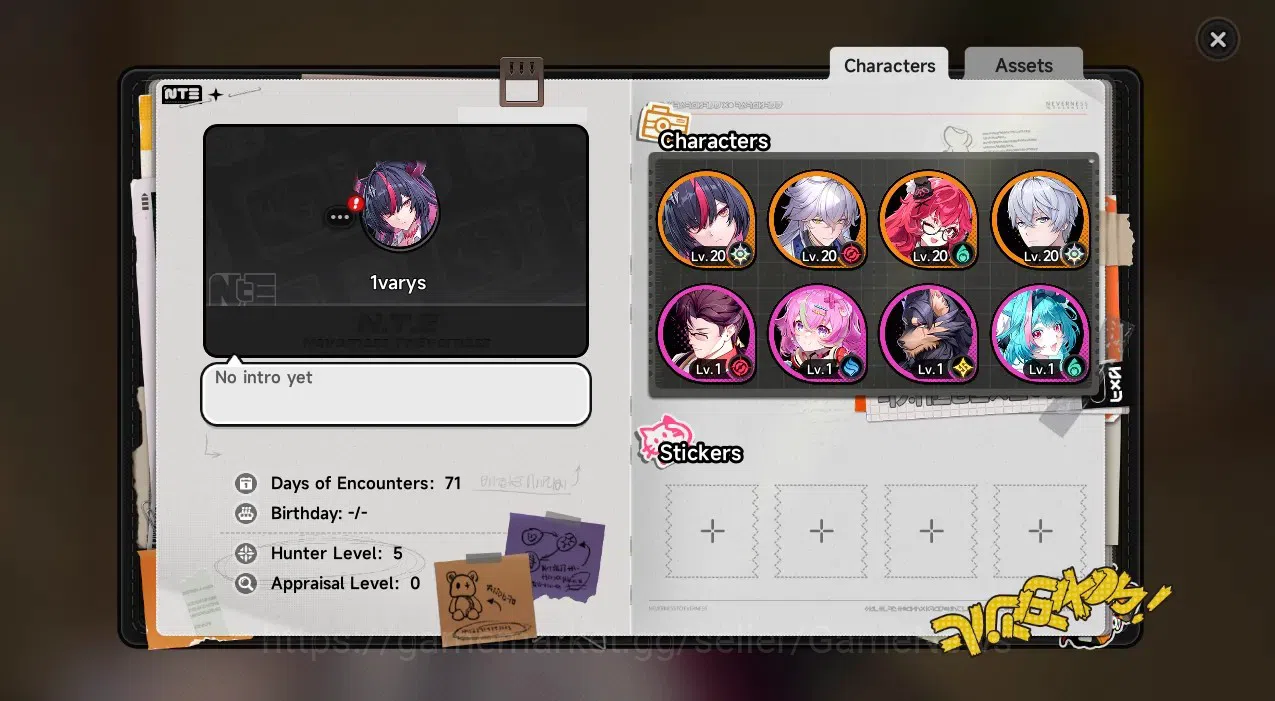 Neverness to Everness Accounts Global SEA|HL 5|3 S-Class 2 Limited (Shinku,Nanally),Baicang|2 Selector Box|Underboss 7