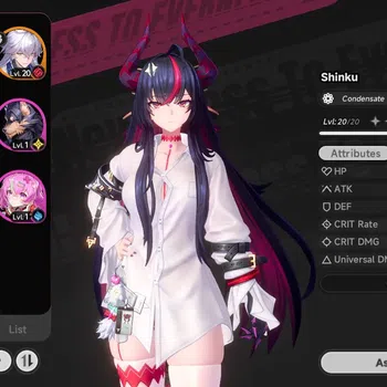 Neverness to Everness Accounts Global SEA|HL 5|3 S-Class 2 Limited (Shinku,Nanally),Baicang|2 Selector Box|Underboss