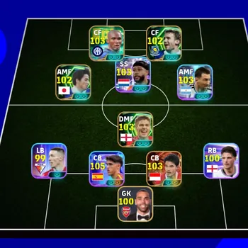 eFootball Accounts Legends & Iconic Players COLECTIVE 3177+ | BIG TIME ELKAN BAGOT x SAMUEL ETOO x S AGUERO x LIONEL MESSI x