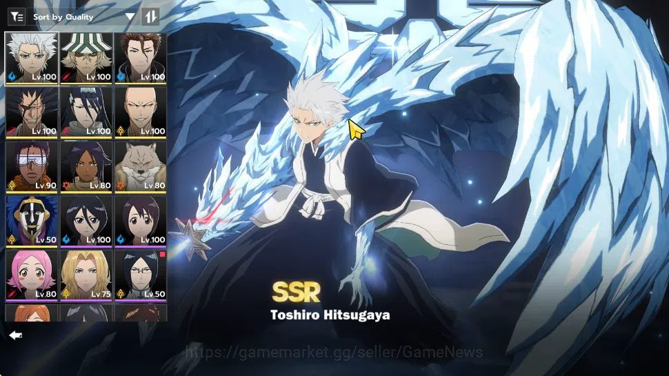 BLEACH: Soul Resonance Accounts NuverseSEA|Lv 76|5K Jade|10 SSR[(ToshiroB4,AizenB1 image 1