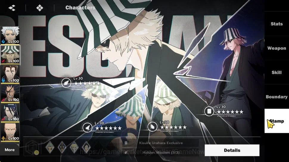 BLEACH: Soul Resonance Accounts NuverseSEA|Lv 76|5K Jade|10 SSR[(ToshiroB4,AizenB1 image 9