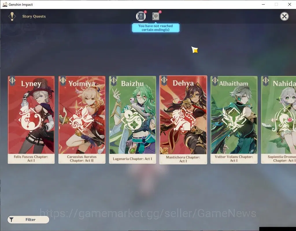 Genshin Impact Accounts ASIA|AR 55|4 imit+1(*5Weapon)|Nahida,Yaemiko,Raide image 15