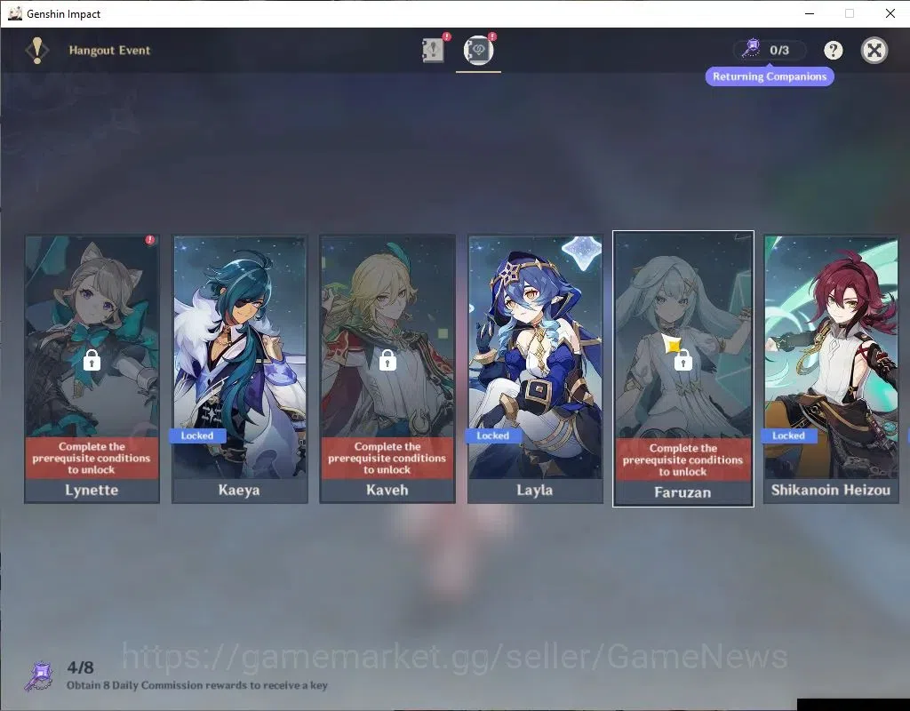 Genshin Impact Accounts ASIA|AR 55|4 imit+1(*5Weapon)|Nahida,Yaemiko,Raide image 16