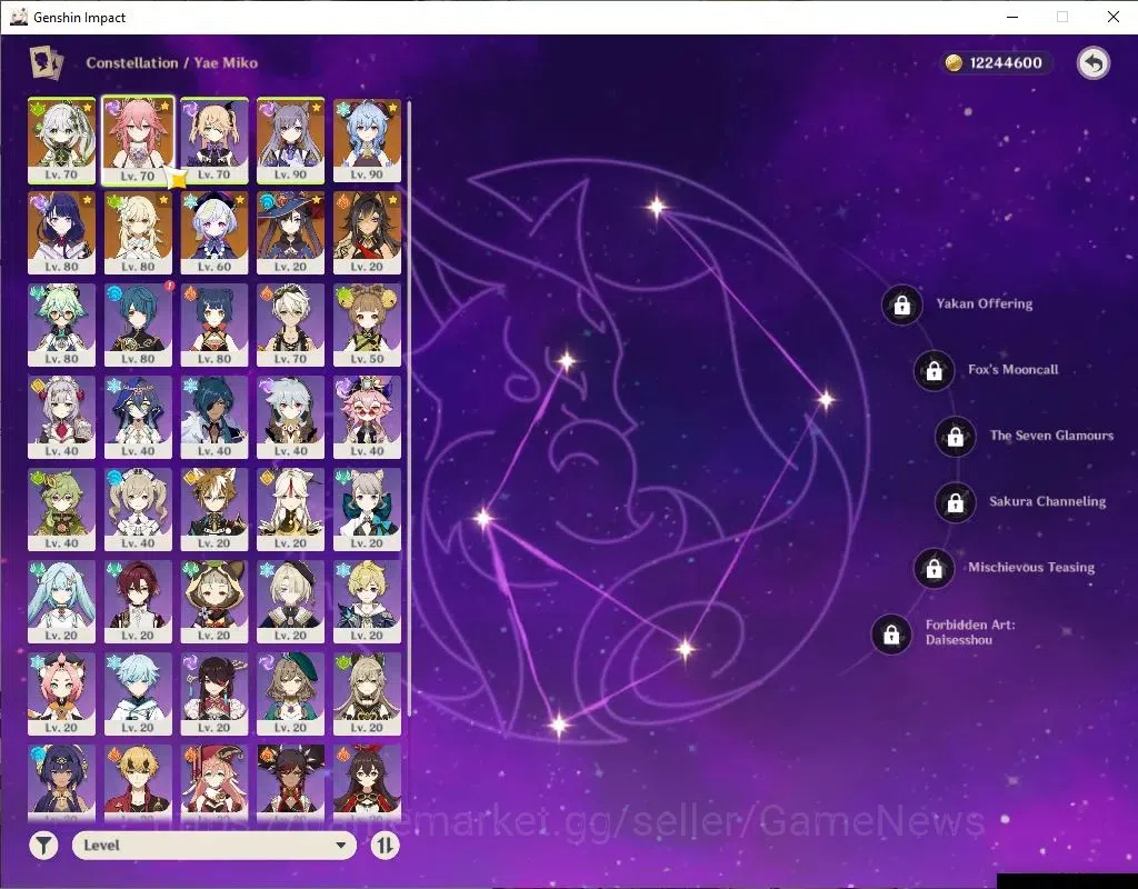 Genshin Impact Accounts ASIA|AR 55|4 imit+1(*5Weapon)|Nahida,Yaemiko,Raide image 4