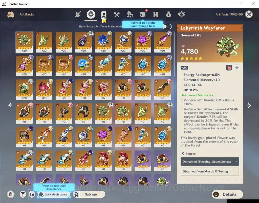 Genshin Impact Accounts ASIA|AR 55|4 imit+1(*5Weapon)|Nahida,Yaemiko,Raide image 9